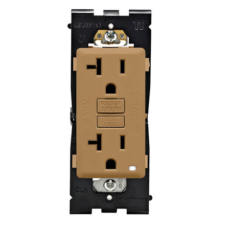 LEVITON Circuit Interruptor, 20A, 125V AC, 2, 3 Poles RGF20-WC